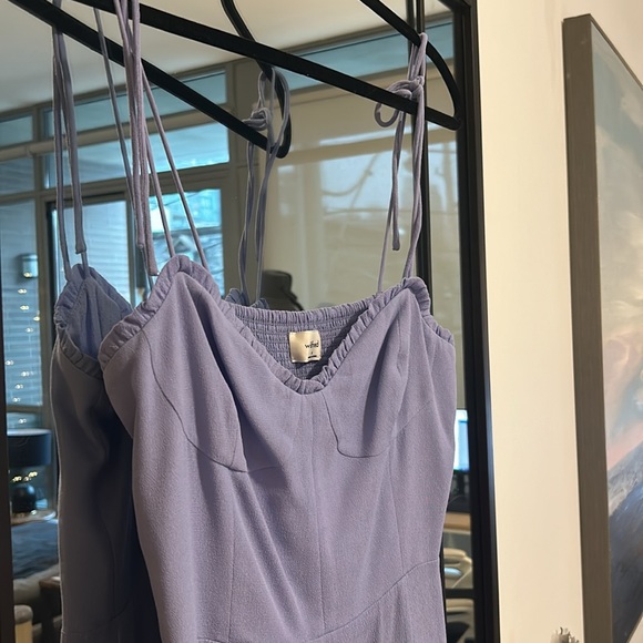 Lilac Aritizia Wilfred Mini Dress size 8 - Picture 2 of 5